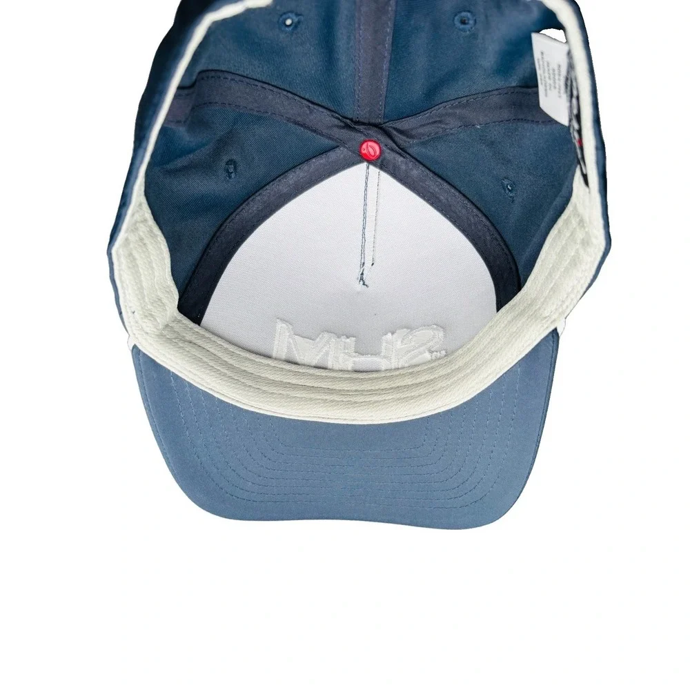 Imperial SHM Rope Golf Hat 5054 Navy Blue White Embroidered Snapback Cap OSFA
